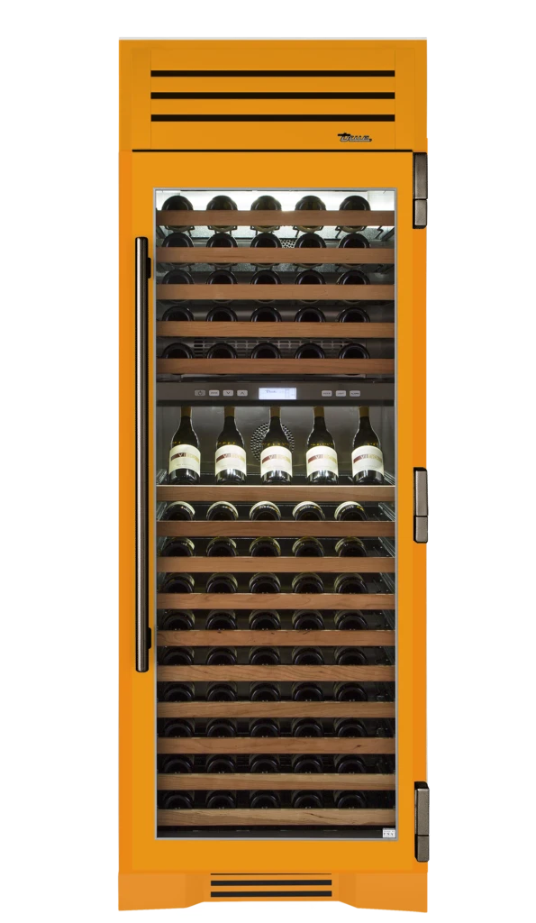 Wine Column, Right Hinged, Saffron, Pewter Hardware TR30DZWRSGC103H05