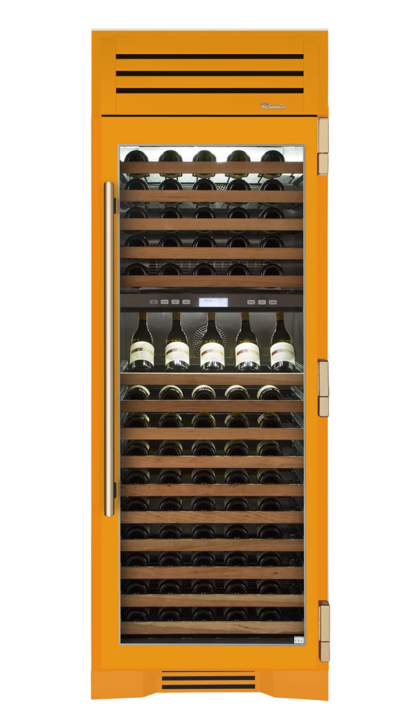 Wine Column, Right Hinged, Saffron, Gold Hardware TR30DZWRSGC103H08