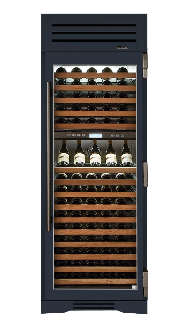 Wine Column, Right Hinged, Juniper, Pewter Hardware TR30DZWRSGC104H05