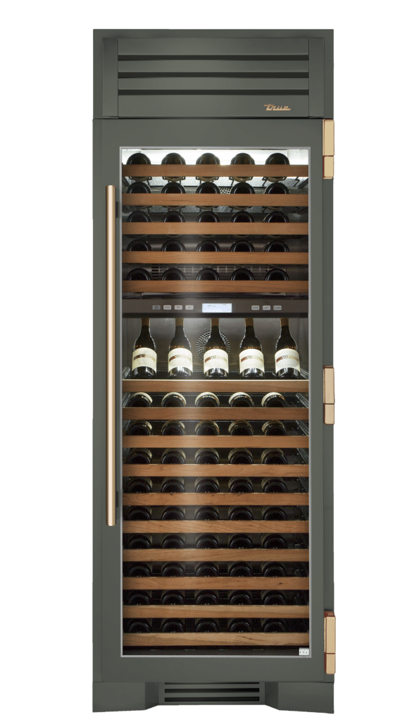 Wine Column, Right Hinged, Olive, Gold Hardware TR30DZWRSGC238H08