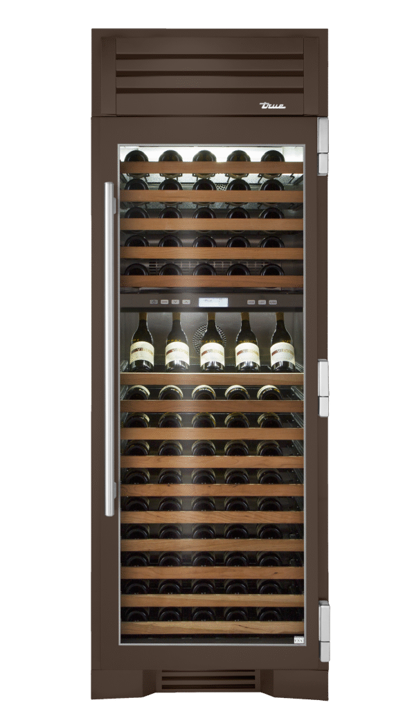 Wine Column, Right Hinged, Espresso TR30DZWRSGC305H04
