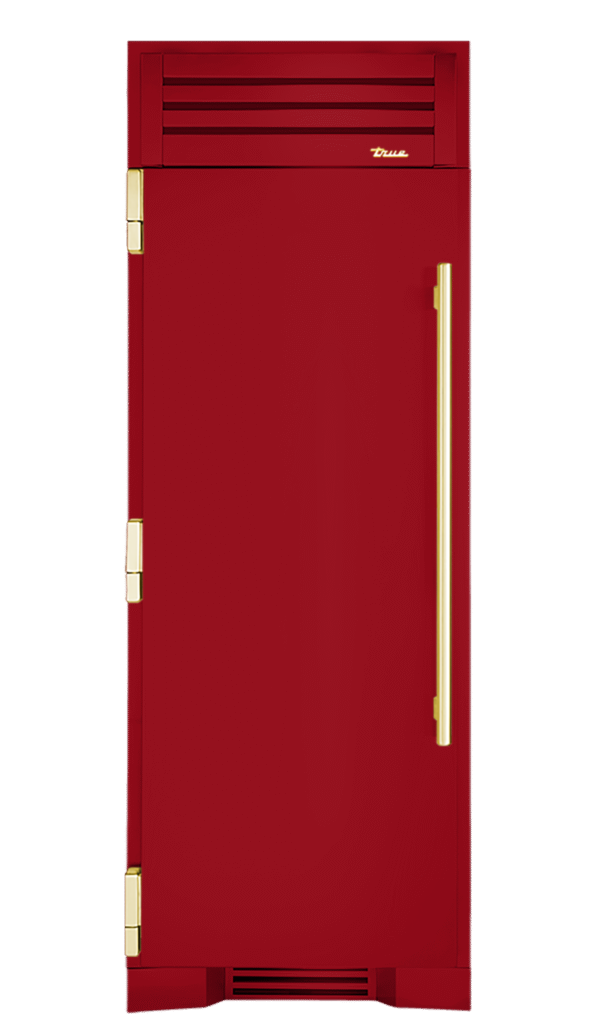 Freezer Column, Left Hinged, Crimson, Brass Hardware TR30FRZLSSC193H01