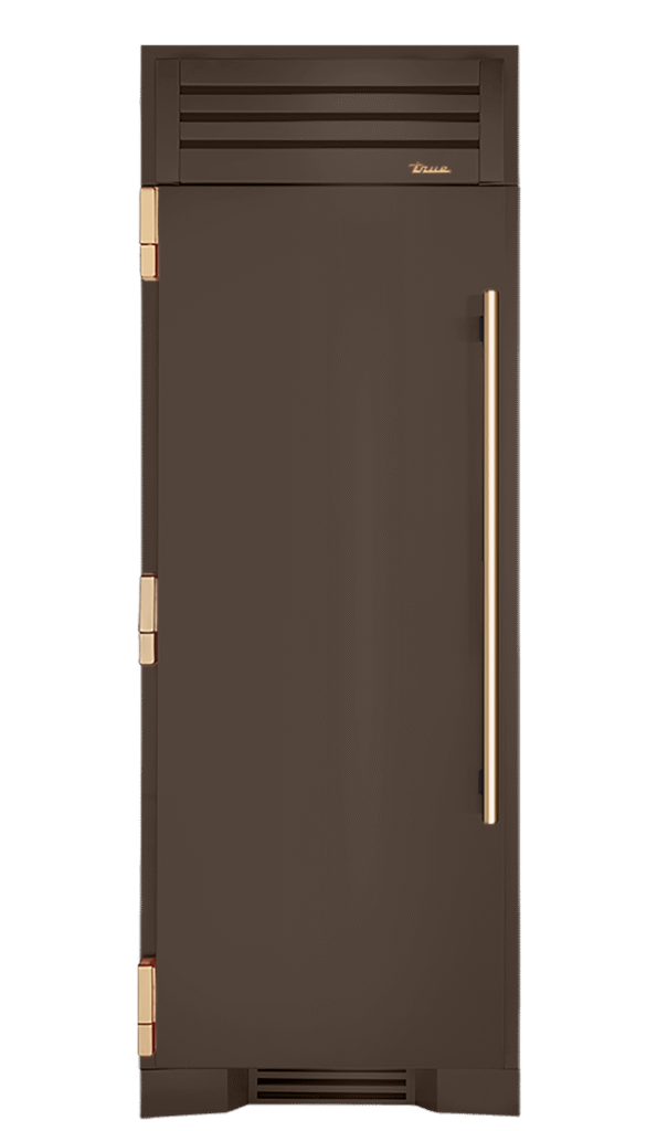 Freezer Column, Left Hinged, Espresso, Gold Hardware TR30FRZLSSC305H08
