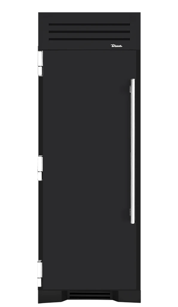 Freezer Column, Left Hinged, Matte Black, Chrome Hardware TR30FRZLSSIMC027H02