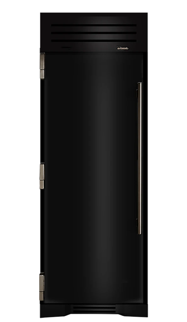 Freezer Column, Left Hinged, Gloss Black, Pewter Hardware TR30FRZLSSIMC044H05