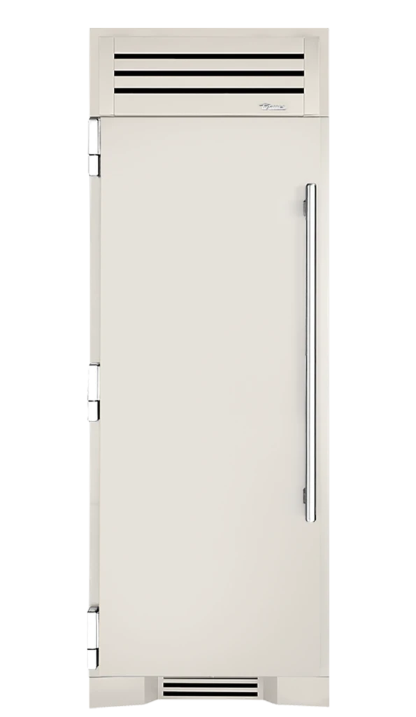 Freezer Column, Left Hinged, Antique White, Chrome Hardware TR30FRZLSSIMC050H02