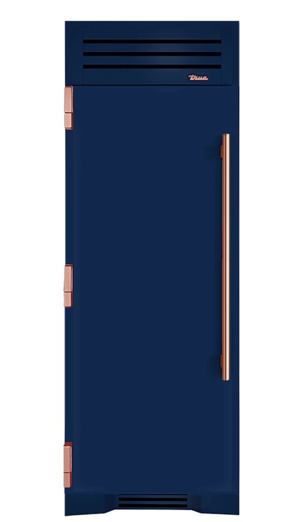 Freezer Column, Left Hinged, Cobalt, Copper Hardware TR30FRZLSSIMC078H03