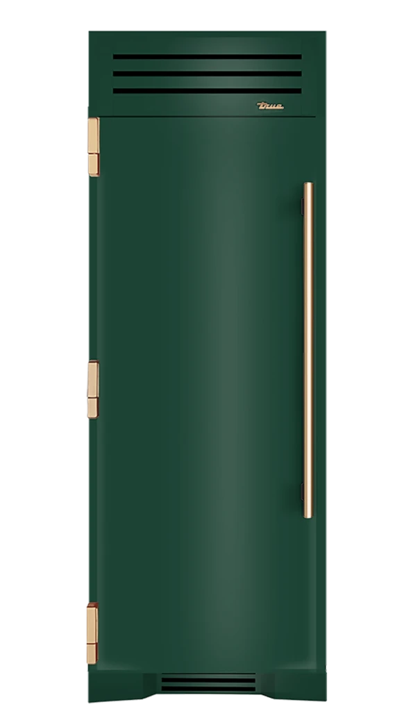 Freezer Column, Left Hinged, Emerald, Gold Hardware TR30FRZLSSIMC086H08