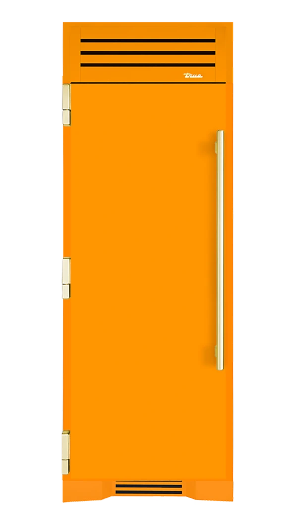 Freezer Column, Left Hinged, Saffron, Brass Hardware TR30FRZLSSIMC103H01