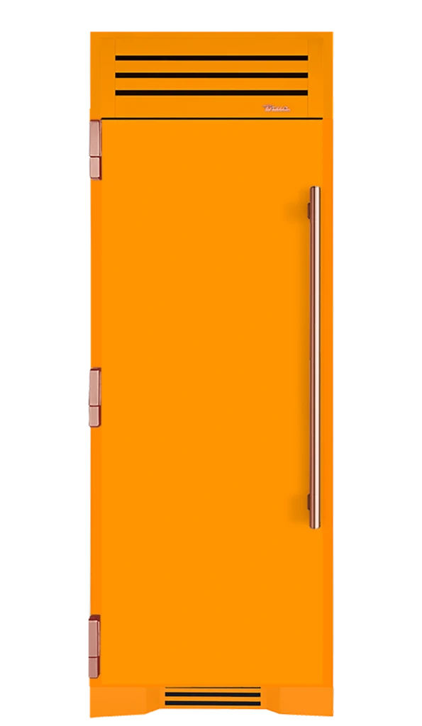 Freezer Column, Left Hinged, Saffron, Copper Hardware TR30FRZLSSIMC103H03