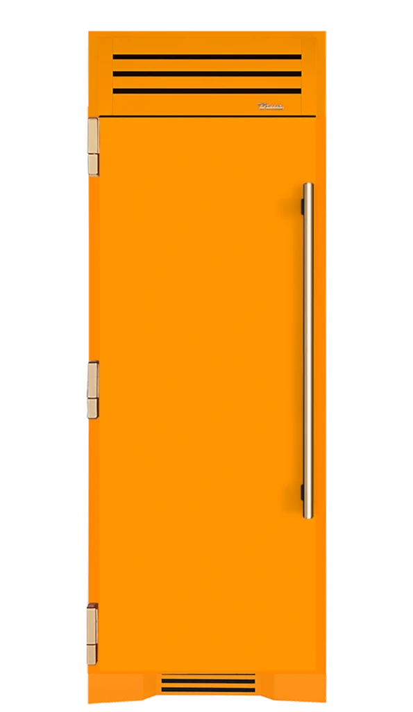 Freezer Column, Left Hinged, Saffron, Gold Hardware TR30FRZLSSIMC103H08