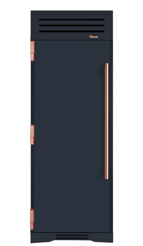 Freezer Column, Left Hinged, Juniper, Copper Hardware TR30FRZLSSIMC104H03