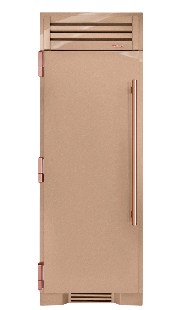 Freezer Column, Left Hinged, Champagne, Copper Hardware TR30FRZLSSIMC179H03