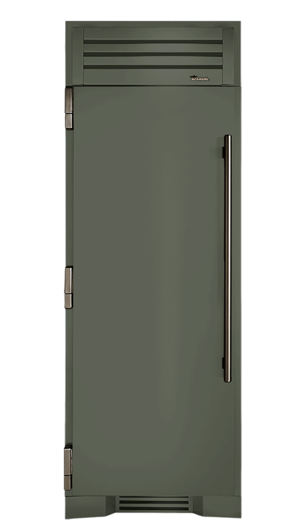 Freezer Column, Left Hinged, Olive, Pewter Hardware TR30FRZLSSIMC238H05