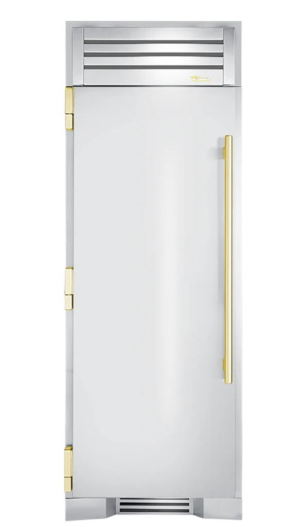 Freezer Column, Left Hinged, Brass Hardware TR30FRZLSSIMCH01