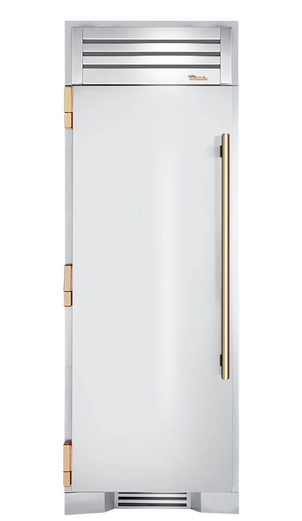 Freezer Column, Left Hinged, Gold Hardware TR30FRZLSSIMCH08