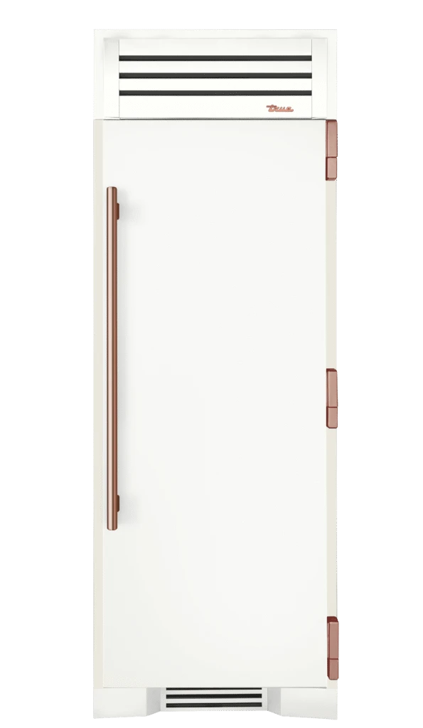 Freezer Column, Right Hinged, Matte White, Copper Hardware TR30FRZRSSC030H03