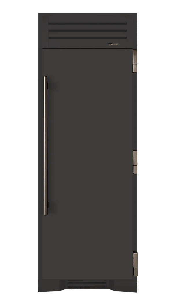 Freezer Column, Right Hinged, Ultra Matte Black, Pewter Hardware TR30FRZRSSC085H05