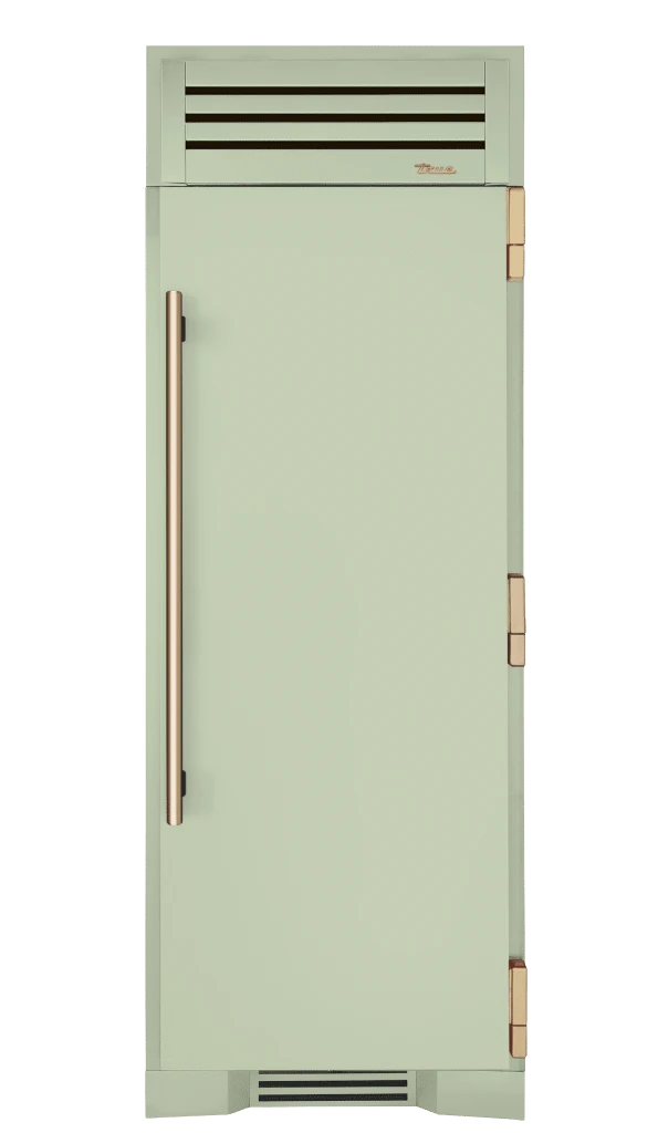 Freezer Column, Right Hinged, Sage, Gold Hardware TR30FRZRSSC129H08