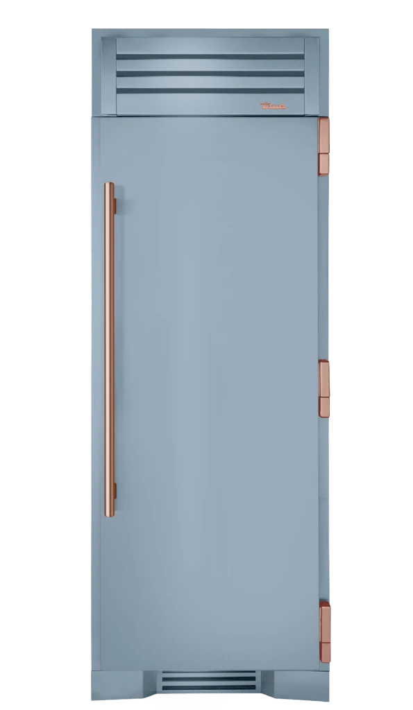 Freezer Column, Right Hinged, Bluestone, Copper Hardware TR30FRZRSSC152H03