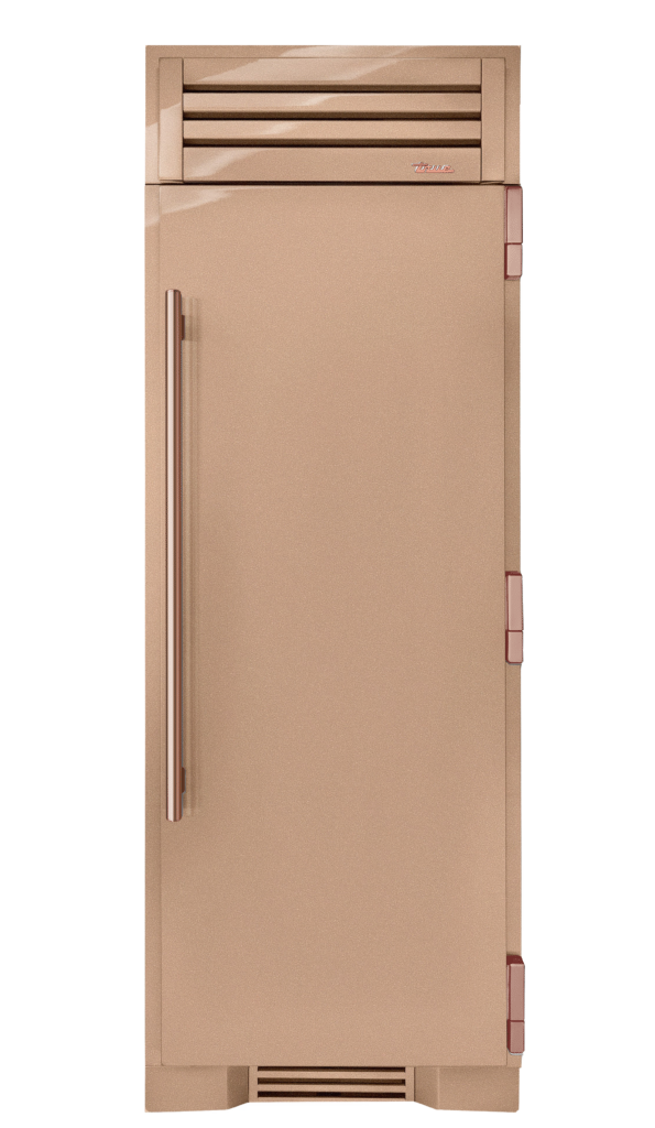 Freezer Column, Right Hinged, Champagne, Copper Hardware TR30FRZRSSC179H03
