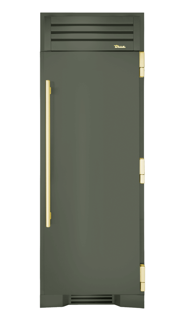 Freezer Column, Right Hinged, Olive, Brass Hardware TR30FRZRSSC238H01
