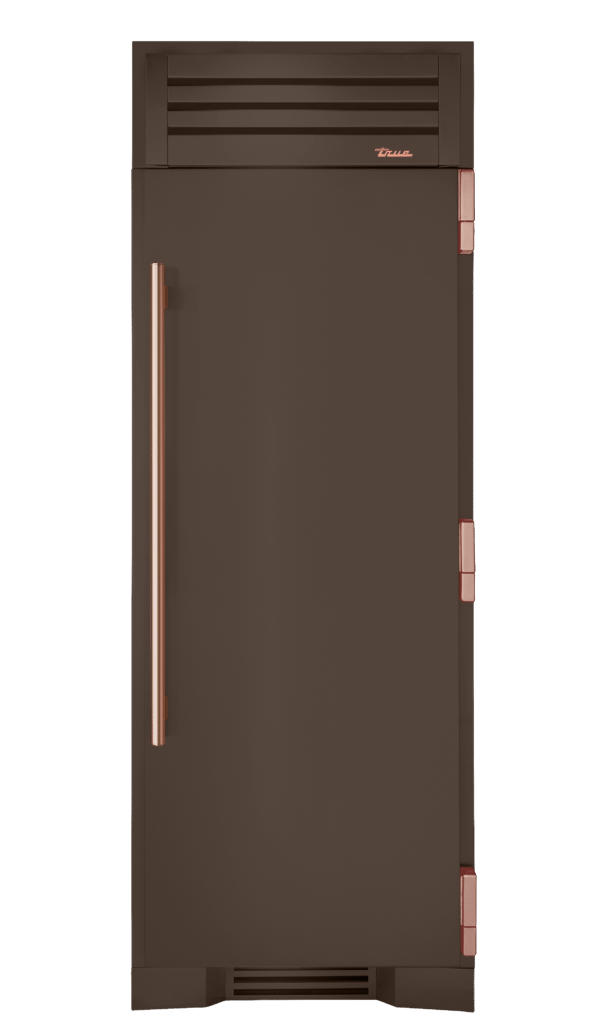 Freezer Column, Right Hinged, Espresso, Copper Hardware TR30FRZRSSC305H03