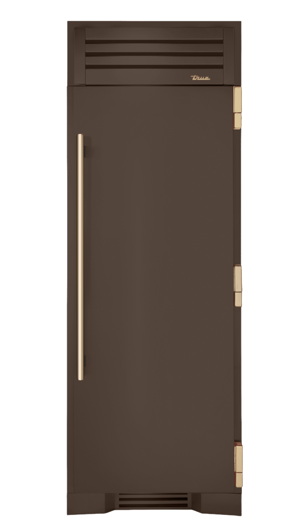 Freezer Column, Right Hinged, Espresso, Gold Hardware TR30FRZRSSC305H08