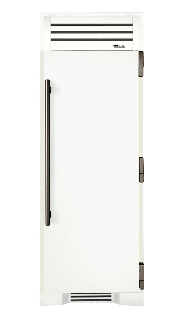 Freezer Column, Right Hinged, Matte White, Pewter Hardware TR30FRZRSSIMC030H05