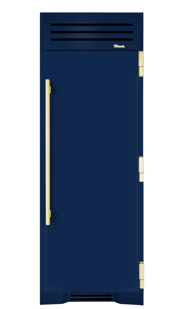Freezer Column, Right Hinged, Cobalt, Brass Hardware TR30FRZRSSIMC078H01