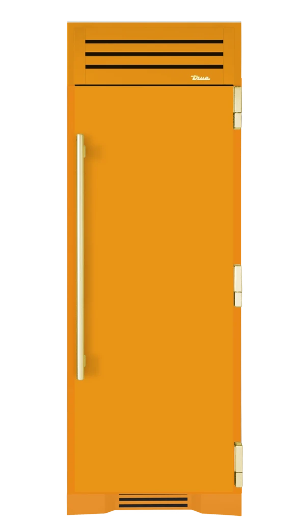 Freezer Column, Right Hinged, Saffron, Brass Hardware TR30FRZRSSIMC103H01