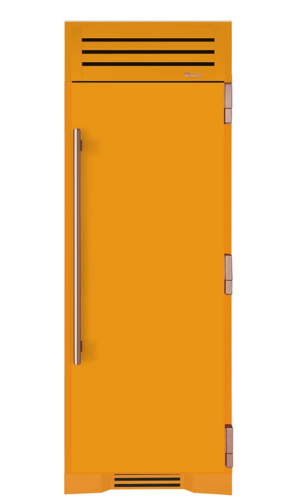 Freezer Column, Right Hinged, Saffron, Copper Hardware TR30FRZRSSIMC103H03