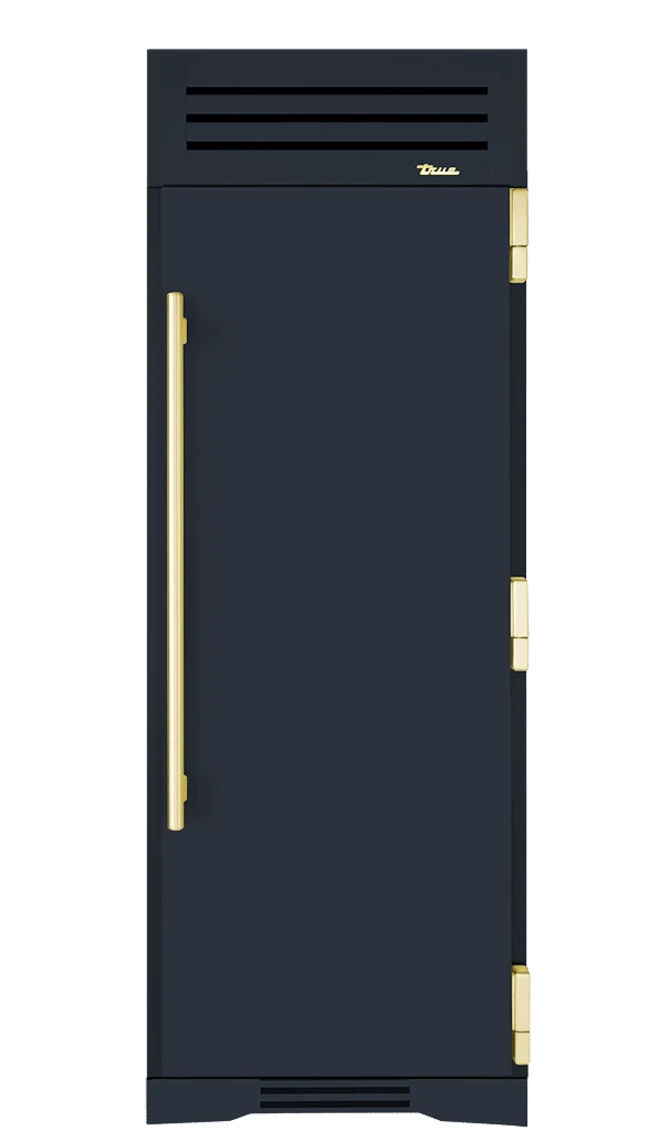 Freezer Column, Right Hinged, Juniper, Brass Hardware TR30FRZRSSIMC104H01