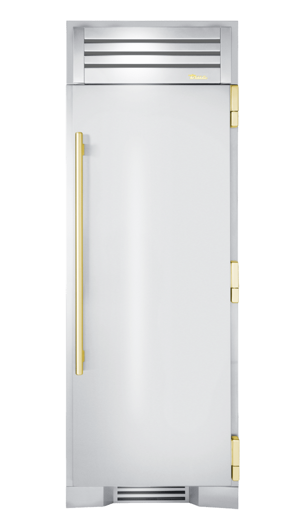 Freezer Column, Right Hinged, Color Match, Brass Hardware TR30FRZRSSIMCXXXH01