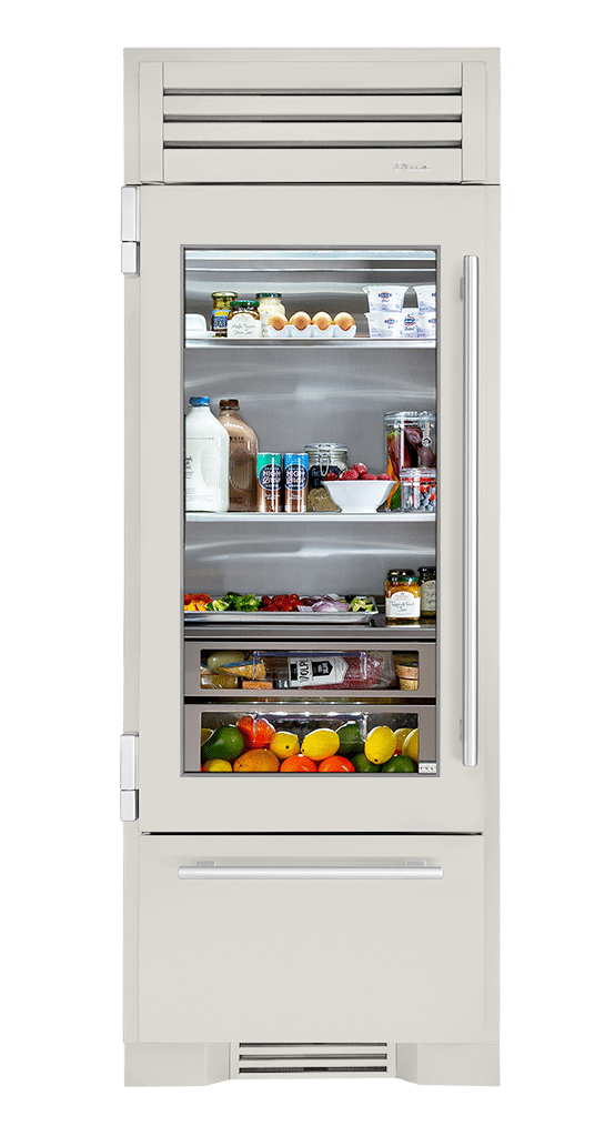 Refrigerator with Bottom Freezer, Left Hinged, Antique White, Chrome Hardware TR30RBFLSGA050H02
