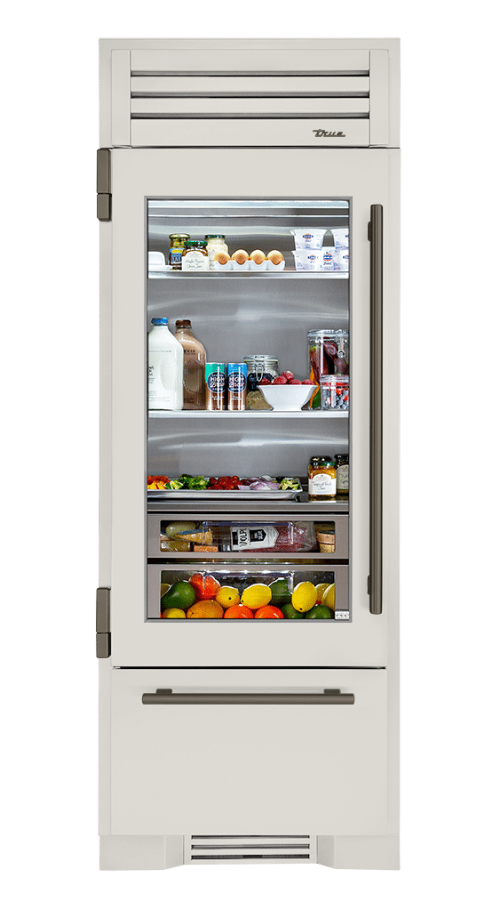 Refrigerator with Bottom Freezer, Left Hinged, Antique White, Pewter Hardware TR30RBFLSGA050H05