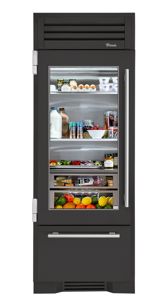 Refrigerator with Bottom Freezer, Left Hinged, Ultra Matte Black TR30RBFLSGA085H04