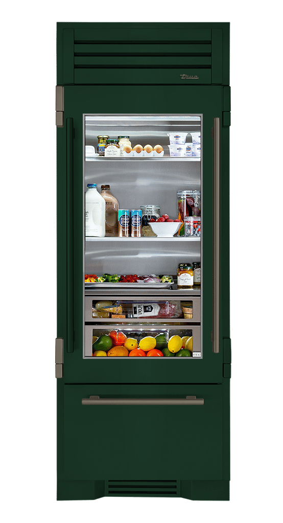 Refrigerator with Bottom Freezer, Left Hinged, Emerald, Pewter Hardware TR30RBFLSGA086H05