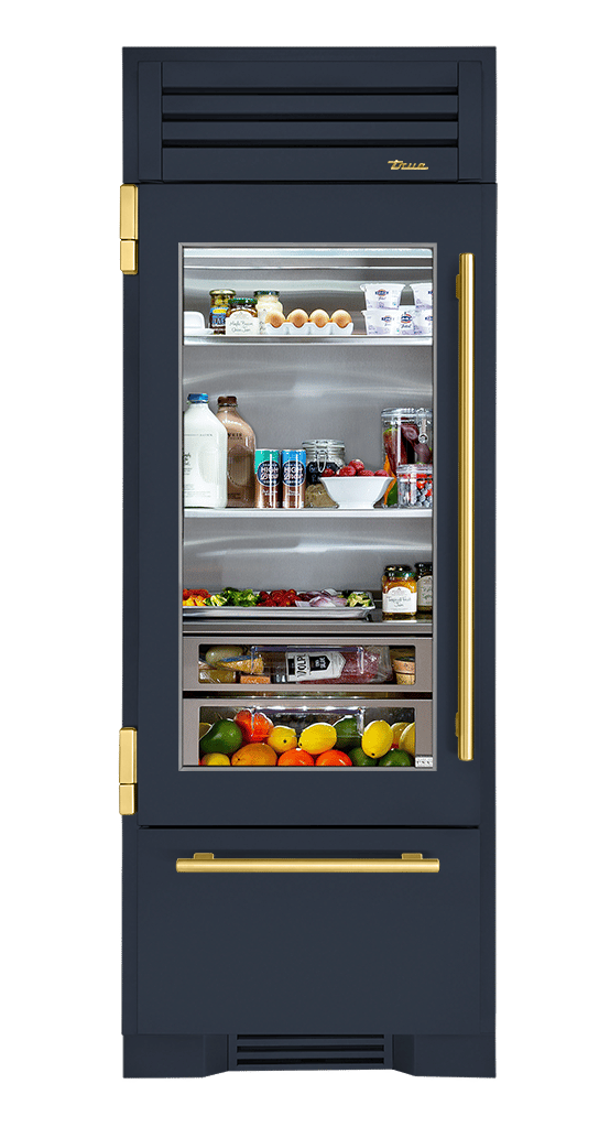 Refrigerator with Bottom Freezer, Left Hinged, Juniper, Brass Hardware TR30RBFLSGA104H01