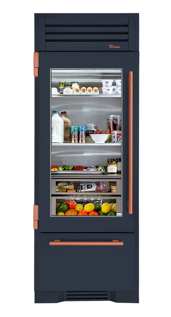 Refrigerator with Bottom Freezer, Left Hinged, Juniper, Copper Hardware TR30RBFLSGA104H03