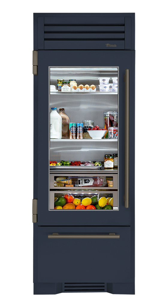 Refrigerator with Bottom Freezer, Left Hinged, Juniper, Pewter Hardware TR30RBFLSGA104H05