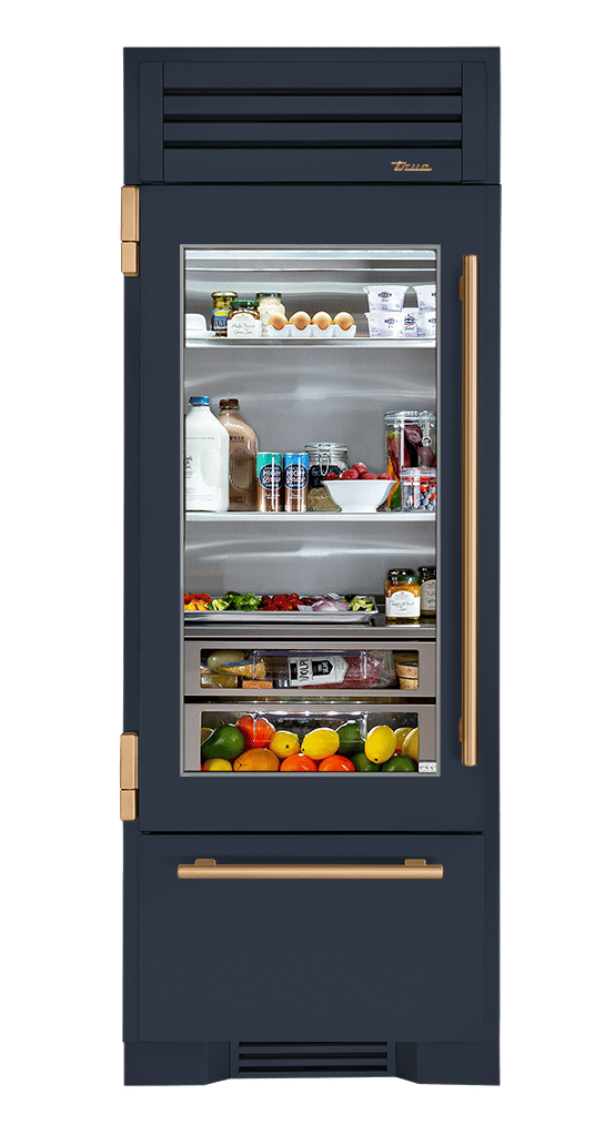 Refrigerator with Bottom Freezer, Left Hinged, Juniper, Gold Hardware TR30RBFLSGA104H08