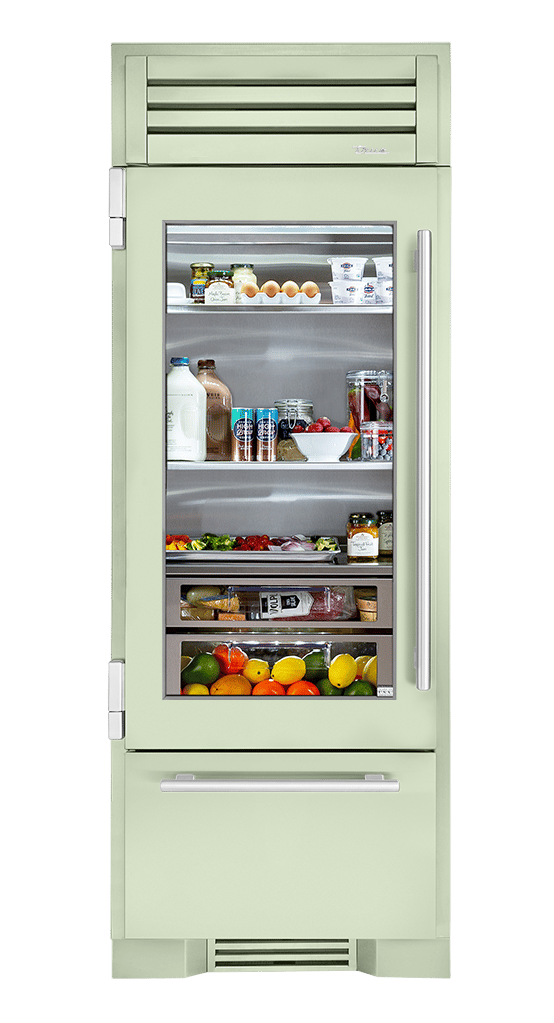 Refrigerator with Bottom Freezer, Left Hinged, Sage, Chrome Hardware TR30RBFLSGA129H02