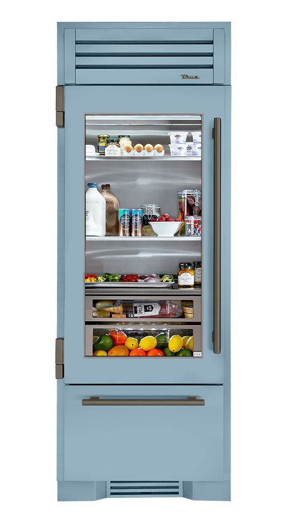 Refrigerator with Bottom Freezer, Left Hinged, Bluestone, Pewter Hardware TR30RBFLSGA152H05