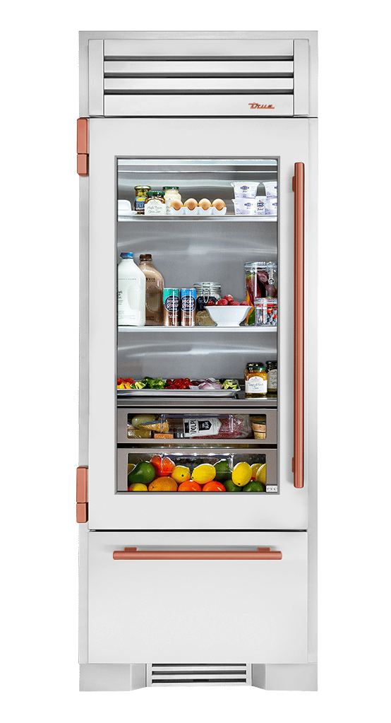 Refrigerator with Bottom Freezer, Left Hinged, Copper Hardware TR30RBFLSGAH03
