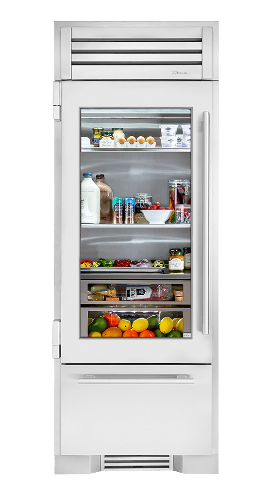 Refrigerator with Bottom Freezer, Left Hinged, Color Match, Chrome Hardware TR30RBFLSGAXXXH02