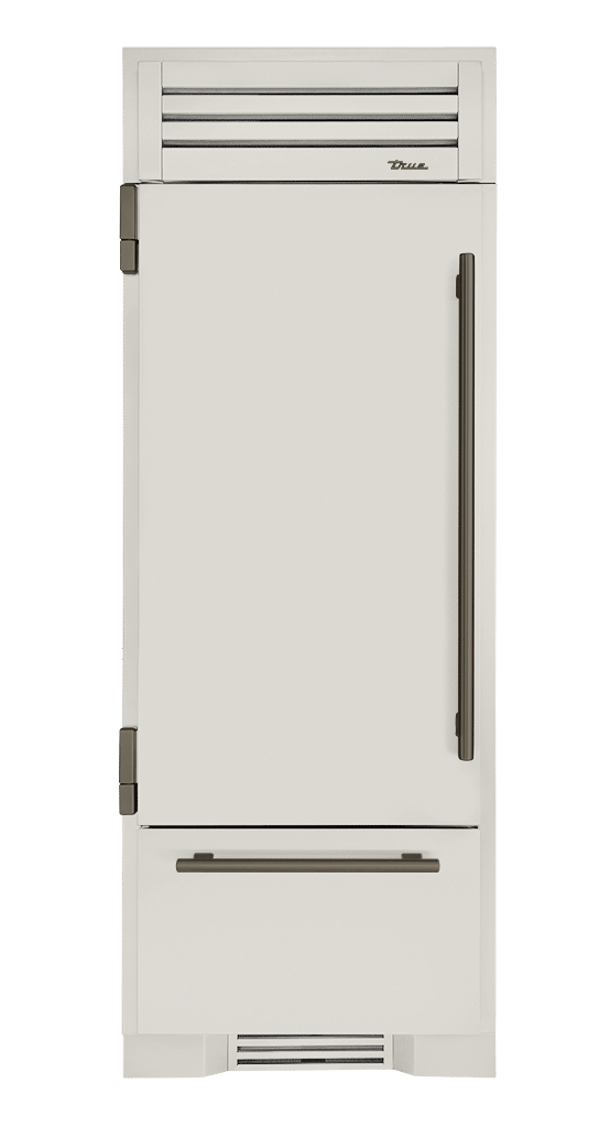Refrigerator with Bottom Freezer, Left Hinged, Antique White, Pewter Hardware TR30RBFLSSA050H05