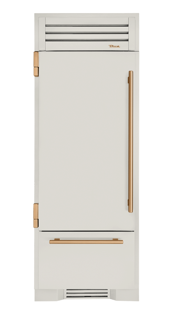 Refrigerator with Bottom Freezer, Left Hinged, Antique White, Gold Hardware TR30RBFLSSA050H08