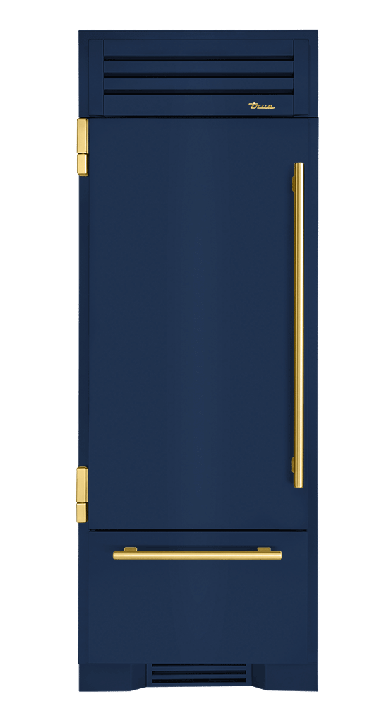 Refrigerator with Bottom Freezer, Left Hinged, Cobalt, Brass Hardware TR30RBFLSSA078H01
