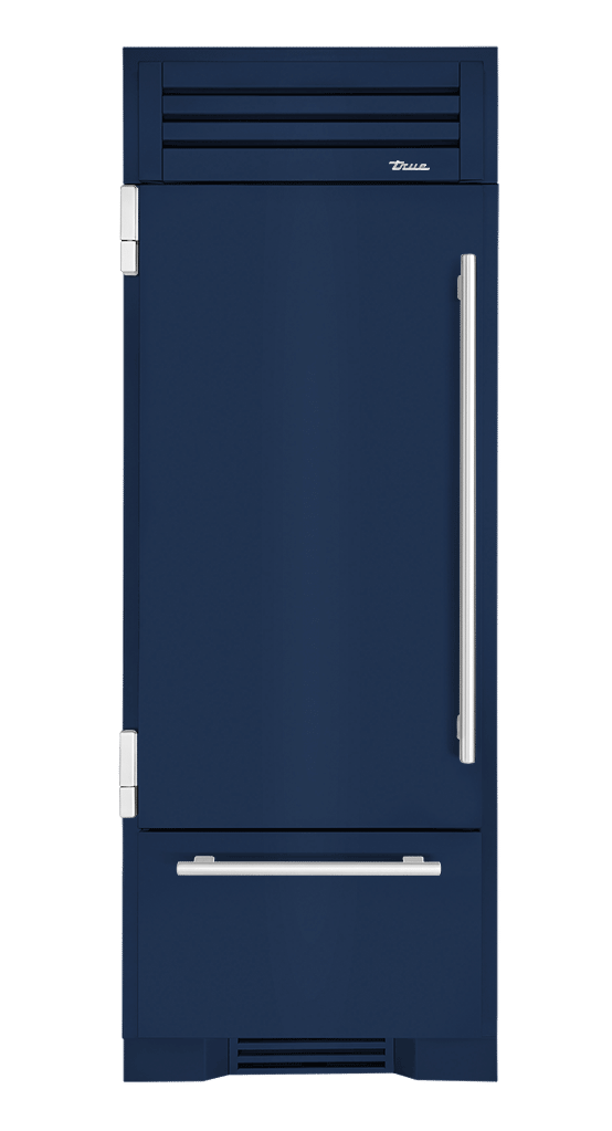 Refrigerator with Bottom Freezer, Left Hinged, Cobalt, Chrome Hardware TR30RBFLSSA078H02
